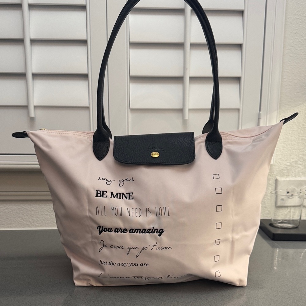 Longchamp LePliage Large Tote - limited edition Valentines Day tote